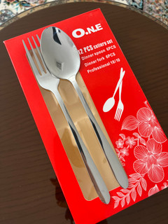 قاشق چنگال استیل برند o.n.e (۱۲عددی)